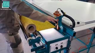 Cтол для рулонных штор M3000 с ультразвуковым ножом TTS400 Table for roll-up curtains