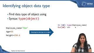 Variables and Datatypes