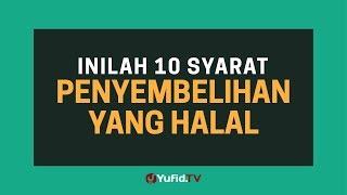 Syarat Penyembelihan yang HALAL - Poster Dakwah Yufid TV