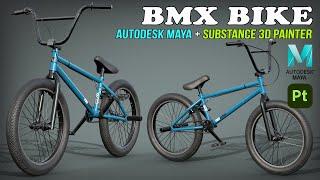 BMX Bike | Autodesk Maya + Substance 3D Painter