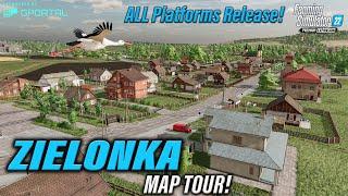 “ZIELONKA” PREMIUM EXPANSION! FS22 MAP TOUR! | NEW MOD MAP! | Farming Simulator 22 (Review) PS5.