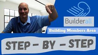 How To Build A Members Area - BuilderAll Step by Step Tutorial for Beginners