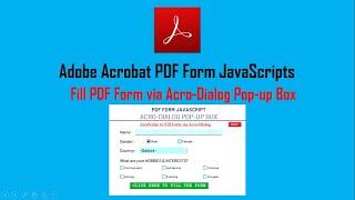 PDF Form JavaScript to fill  PDF Form via Acro Dialog (Pop-up Box)