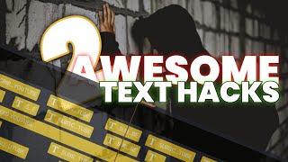 2 Dope Text Hacks With Kinemaster  - Kinemaster Tutorial || Noob Dee