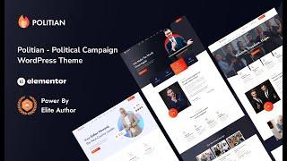 Politian - The Ultimate Political Campaign WordPress Theme | Features & Demo