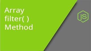 JavaScript Array filter method