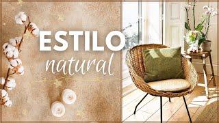 CASA ESTILO NATURAL  ​  Todo lo que tienes que saber sobre el estilo natural ️​DISEÑO Y DECORACION