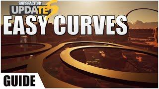 Easiest and Quickest Method for PERFECT Curves | Satisfactory Update 5