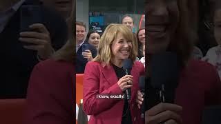 Katie Couric returns to the TODAY Show plaza!!