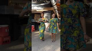 Fun with ankara (kitenge)  #fashion #kitenge #dance #fun