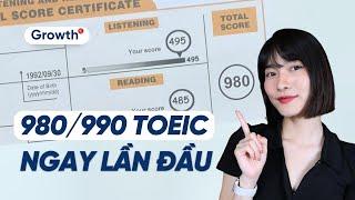 BÍ KÍP 980/990 TOEIC NGAY LẦN ĐẦU ĐI THI | The Red Dot