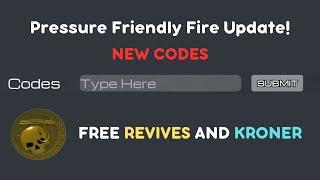 *FREE REVIVES* ALL NEW WORKING CODES FOR PRESSURE AUGUST 2024! ROBLOX PRESSURE ALL CODES