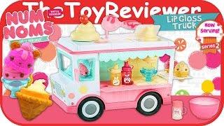 Num Noms Lip Gloss Truck Playset Craft Kit Unboxing Toy Review by TheToyReviewer