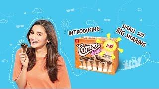 Cornetto’s New Pack of Sharing – Alia plays Cupid with the new Cornetto MiniDisc