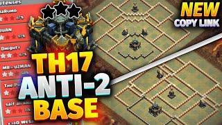 Best TH17 Anti 2 Star WAR + CWL Bases with Copy Link | Clash of Clans