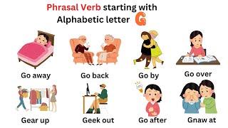 phrasal verb| phrasal verb with sentence and meaning| phrasal verb with alphabetical letter G