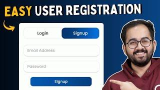 Easy User Registration Form in WordPress (FREE)