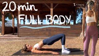 20MIN full body pilates workout for beginners // tone up and burn fat // no equipment