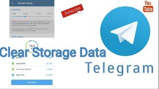 Telegram App Ko clean kaise kare | How to clear Storage from Telegram App