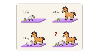 Can you solve the frog, sheep, horse puzzle?