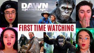 REACTING to *Dawn of the Planet of the Apes* A MASTERPIECE??!! (First Time Watching) Action Movies