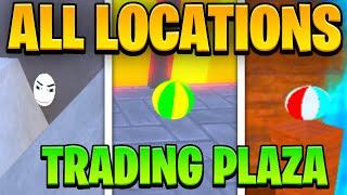 How To FIND ALL 10 TRADING PLAZA BEACH BALL LOCATIONS in Toilet Tower Defense!