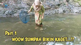 MENCARI IKAN  || DI KALI BERSAMA GADIS DESA CANTIK SUASANANYA BIKIN TEGANG...‼️