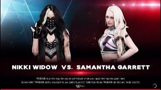 1/4 турнира USA champion.Nikki Widow vs Samantha Garrett.