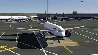 Aerofly FS 2021 - FULL FLIGHT British Airway A320 - Manchester to Newcastle