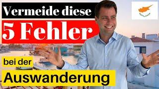 5 Fehler die du beim Auswandern nach Zypern auf keinen Fall machen solltest!