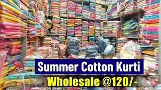 Kurti Wholesale Market in Kolkata // Biggest Wholesale Counter - Huge Stock  Barabazar Kurti Market