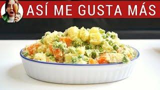 ENSALADA RUSA COMÚN Y NIVEL DIOS (Ensaladilla)