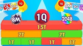 Bounce Merge | bounce and collect in bounce Merge 2048 - Blob Merge 2048...4t part 6 #Bouncemerge