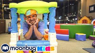 Blippi Kapalı Oyun Parkını Ziyaret Ediyor | Blippi | Çocuk Çizgi Filmleri | Moonbug Kids Türkçe