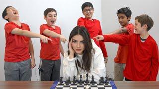 Can 5 Kids Beat a Chess Master?