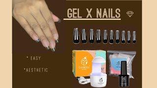 APRES NAIL X DUPE TUTORIAL/REVIEW | NUDE NAILS | FIRST TIME USING BEETLE NAIL TIP AND GLUE GEL KIT