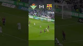 Real Betis vs Fc Barcelona 2-2 highlights #football #youtube #shorts