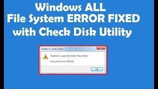 How to Fix File System Errors with Check Disk Utility (CHKDSK)