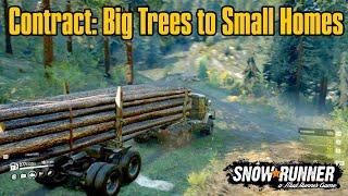 SnowRunner | Big Trees to Small Homes | Wisconsin USA