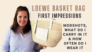 LOEWE (MEDIUM) BASKET BAG FIRST IMPRESSIONS - IS IT WORTH IT NOW THAT I'VE ACTUALLY WORN IT???