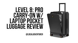 Level8 Pro Carry-On w Laptop Pocket Review | The Best Carry-On Around?!