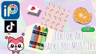 Trying Tiktok Art Hacks/Tutorial | Ibispaint x | Tiktok Trends | Procreate Hacks in Ibispaint x