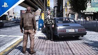 GTA IV New-York Remastered™ Unreal Engine 5 Concept Gameplay - with Ray Tracing Graphics MOD In 2024