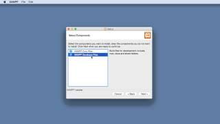 Установка локального сервера XAMPP на Mac OS X