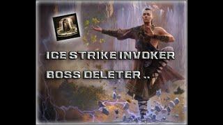 Path of Exile 2 - Ice Strike Invoker Monk Boss Deleter Showcase - +6 Map Boss Difficulty