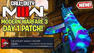 NEW DAY 1 MW3 UPDATE 1.32! MASTERY CAMOS MULTIPLAYER + ZOMBIES, ALL GUNS GAMEPLAY! (MW3 Patch 1.32)