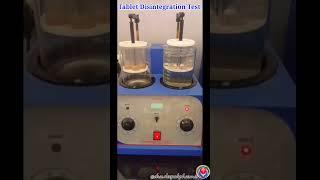 tablet disintegration test apparatus #shorts #lab #industrialpharmacy #pharmacist #ytshorts #medical