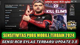 SENSITIVITAS PUBG MOBILE TERBAIK 2024SENSI RCB SYLAS UPDATE 3.5 (NO RECOIL)