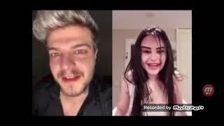 Naz Mila beyaz tişört ile üstünü ıslatıyor Yarasa cezalı pk Bigo Live