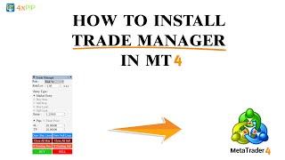 How to Install MT4 Trade Manager